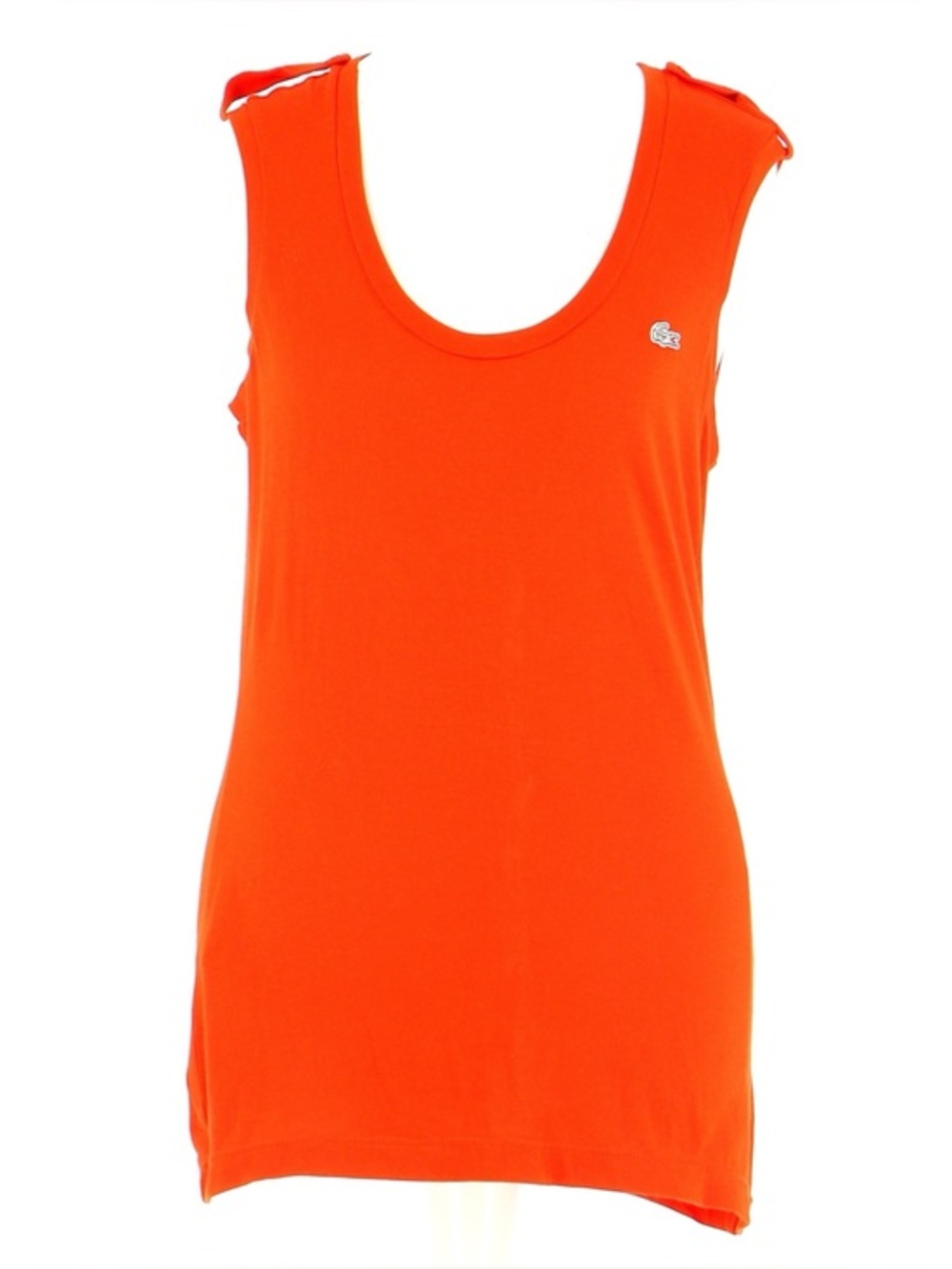 Lacoste Muscle Tank In Blood Orange